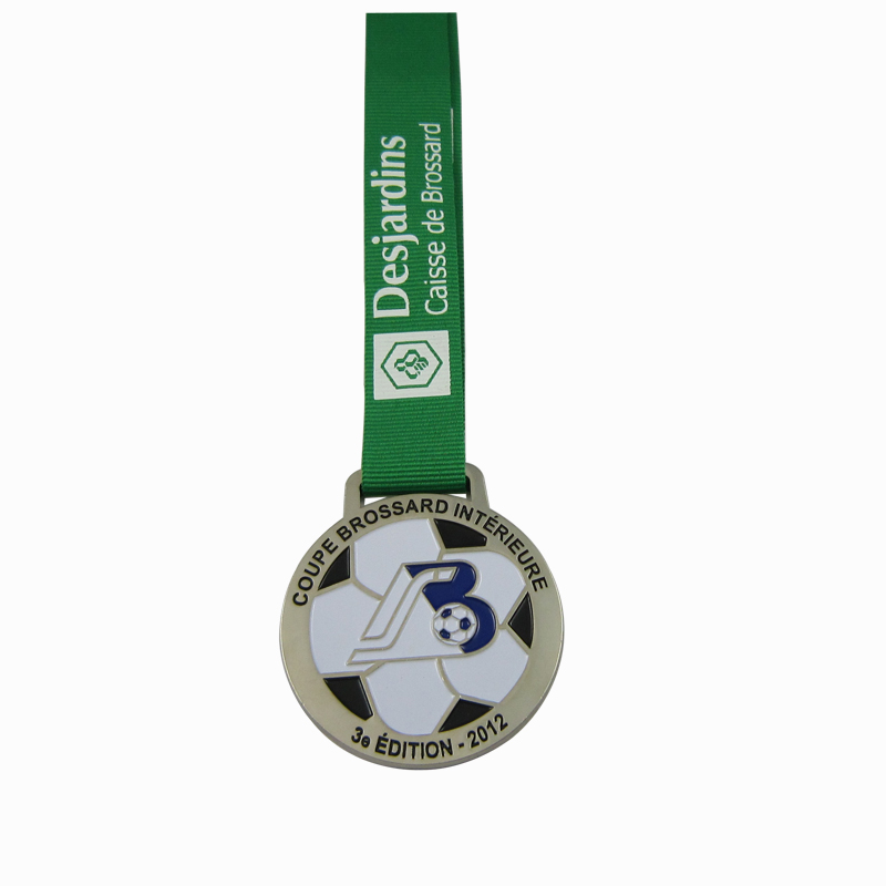 Хямд загвартай захиалгат цайрын хайлштай Америкийн зөөлөн паалантай хөлбөмбөгийн медаль (6)