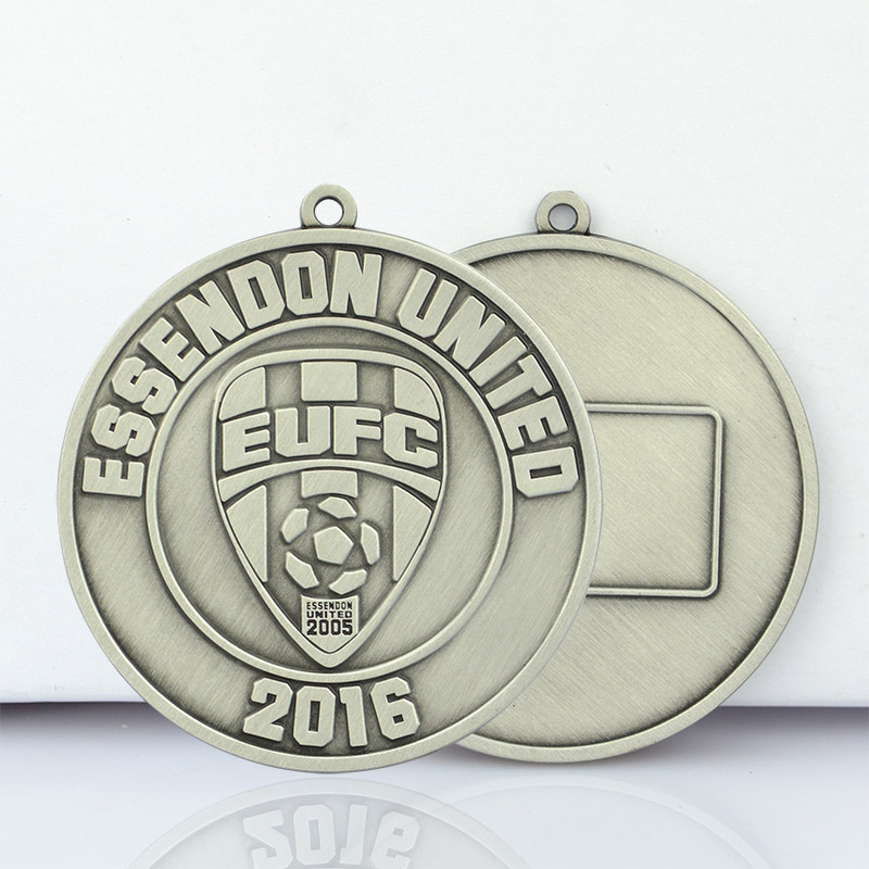 Fabricant Preu barat OEM ODM Die Cast Souvenir a mida Vintage Silver Sport Award Metall Custom Die Casting Medal (2)