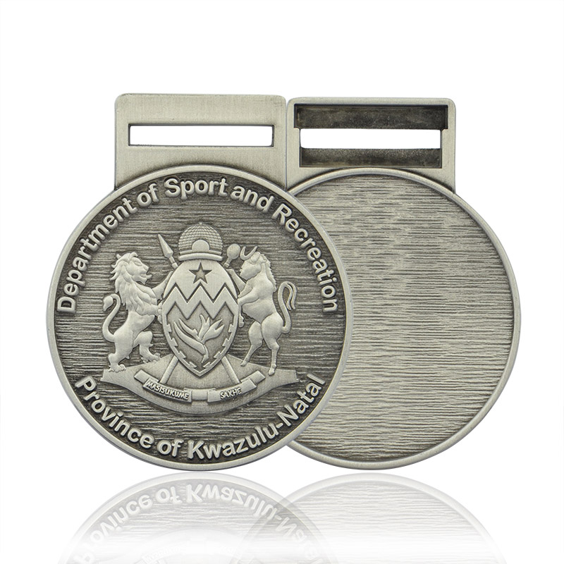 Tillverkare Billigt pris OEM ODM Formgjuten skräddarsydd souvenir Vintage Silver Sport Award Metal Custom Pressgjutning Medalj (3)